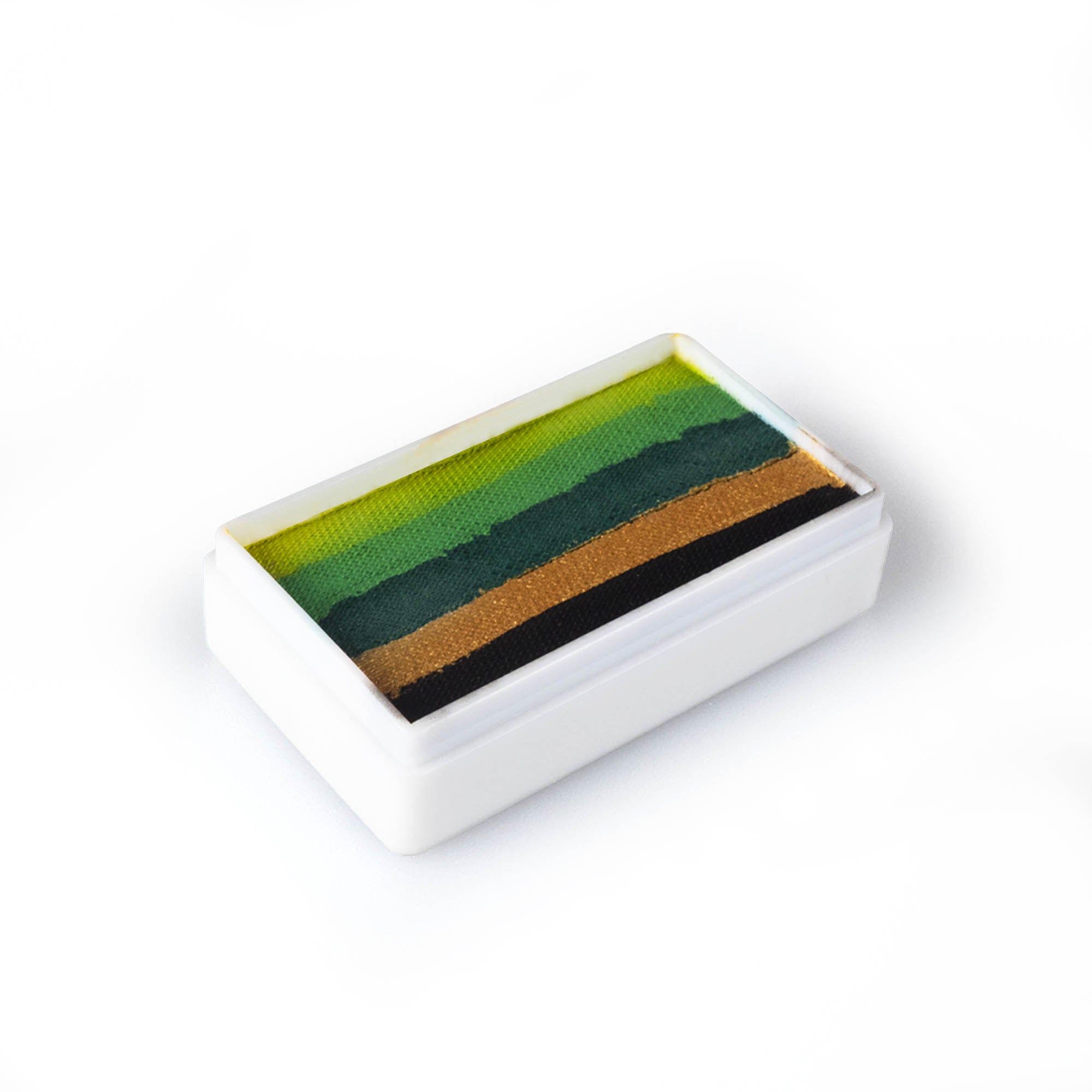 Diamond FX split cake facepaint 30g cucumber rage in a white background at an angle