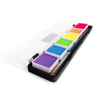 Diamond FX mini 6 colour palette neon diagonal close up to brush end and colours