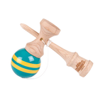 Kendama handle resting on ball