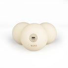 Echo glow juggling balls on a white background