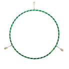 Green and black echo travel hoop with 3 hot tips