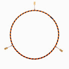 Orange and black echo travel hoop with 3 hot tips