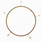Orange and black echo travel hoop with 5 hot tips