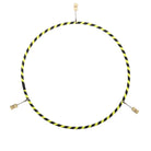 Yellow and black echo travel hoop with 3 hot tips