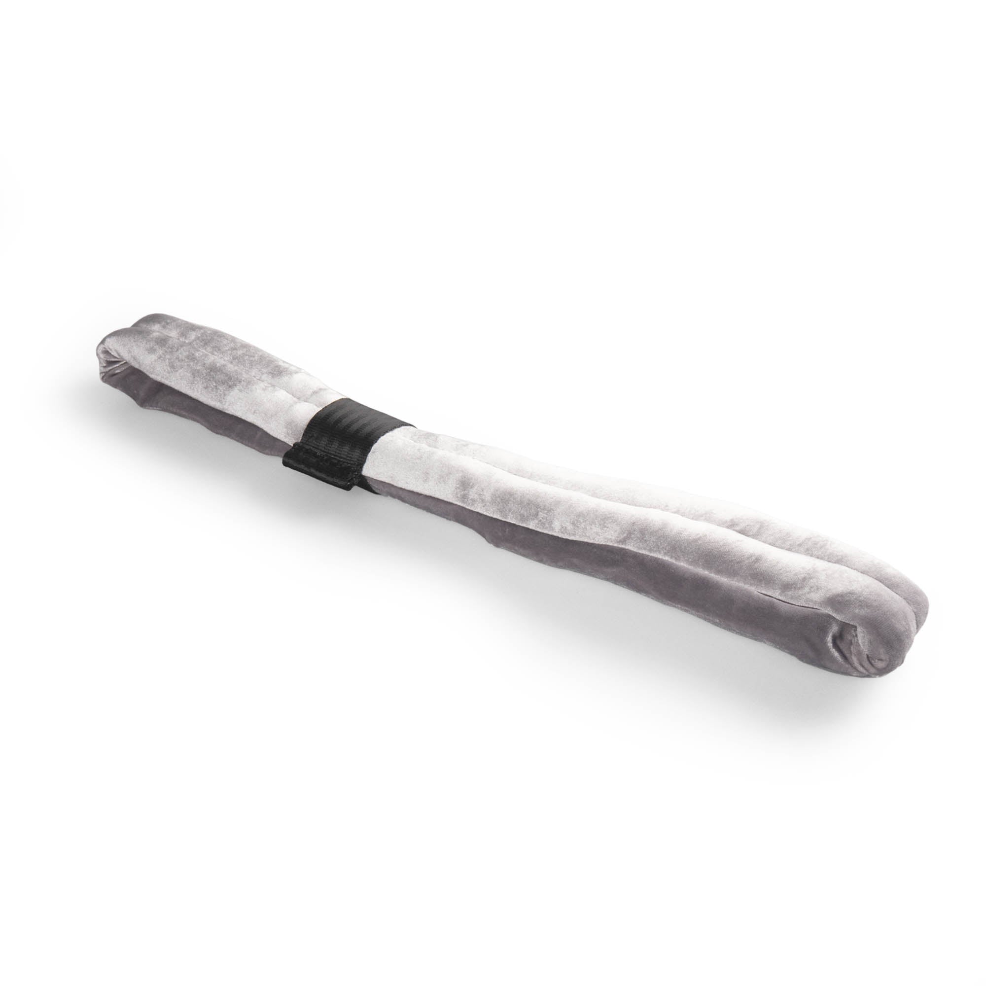 Silver velvet hand loop diagonal