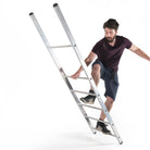Ladder action shot
