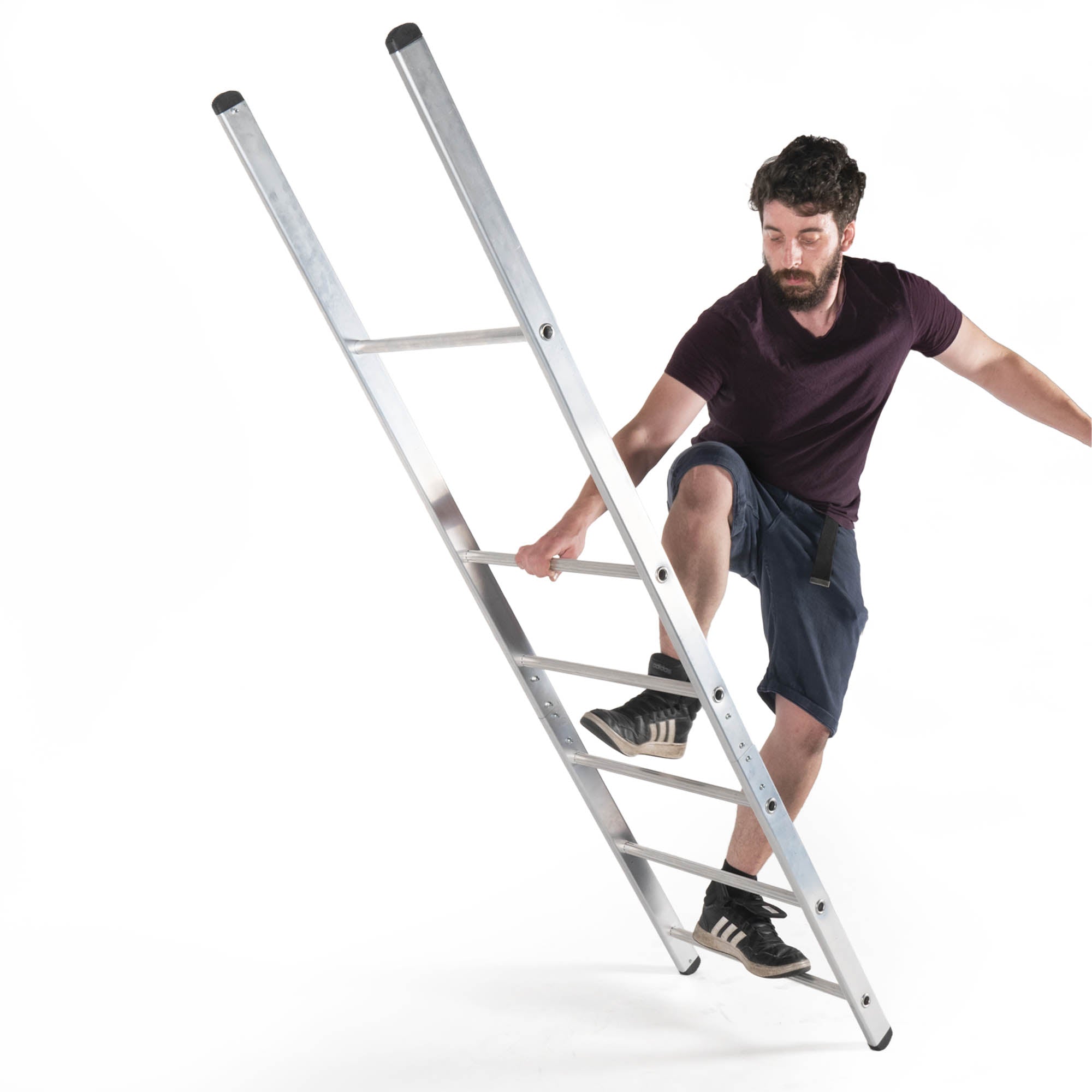 Ladder action shot