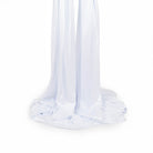 White yoga hammock piled up