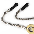 Close up of the chain connecting to the wick