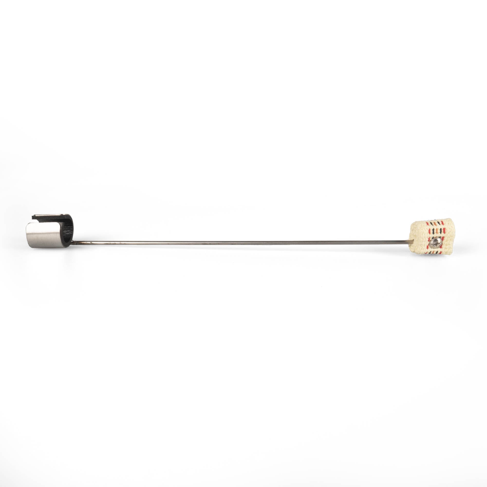 Single Firetoys fire finger straight on on a white backround