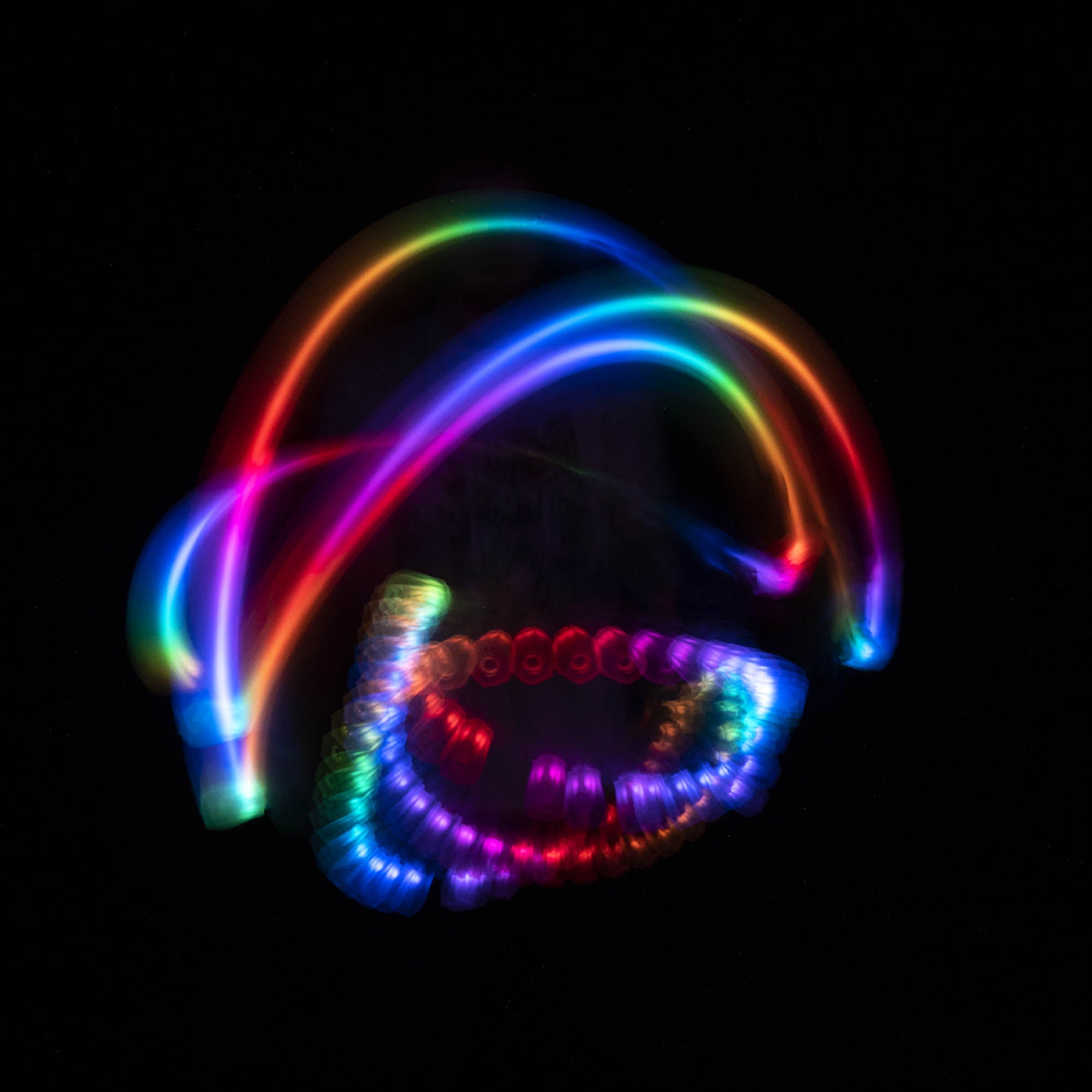 Flowtoys Composite LED Glow Flower Stick V2 light trail