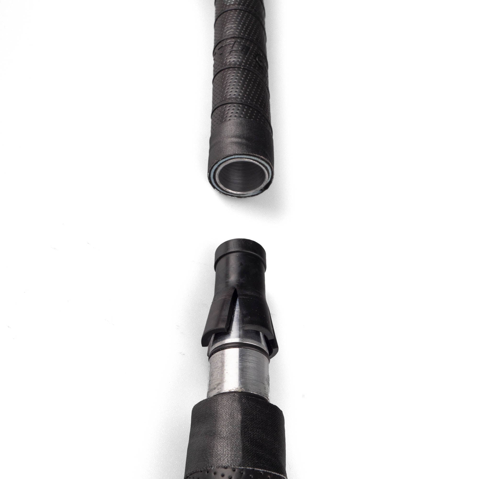 Close up of the staff attachment