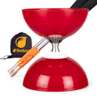 red diabolo with sticks and bag