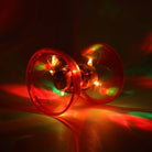 diabolo fitted with LED units glowing
