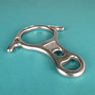 ISC steel figure of 8 on a light blue background