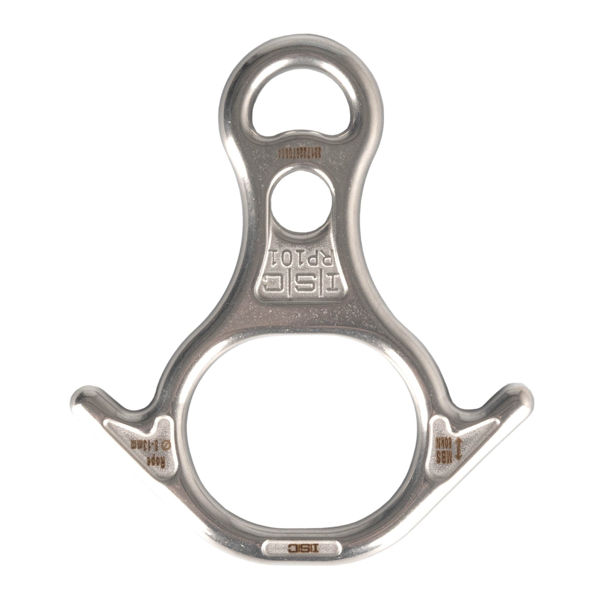 ISC steel figure of 8 on a white background