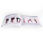 Example pages of Introduction to Aerial Silks book showing footlocks and climbs, with photos and text descriptions.