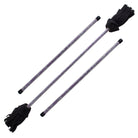 purple picasso flower stick with hand sticks laid next to it