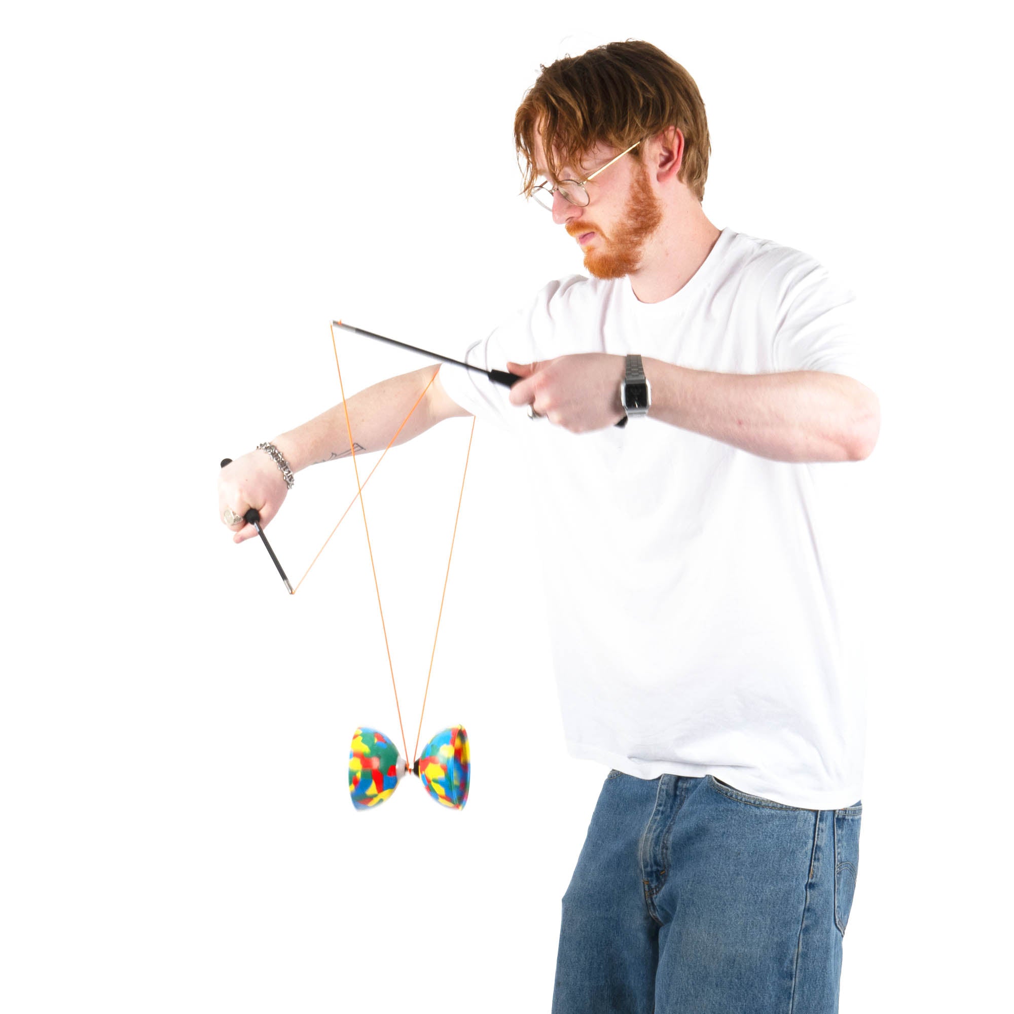 Juggle dream jester 4 colour action shot