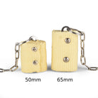 Juggle dream fire poi size comparison between 50mm and 65mm