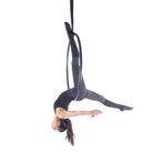 Performer on midnight blue hoop
