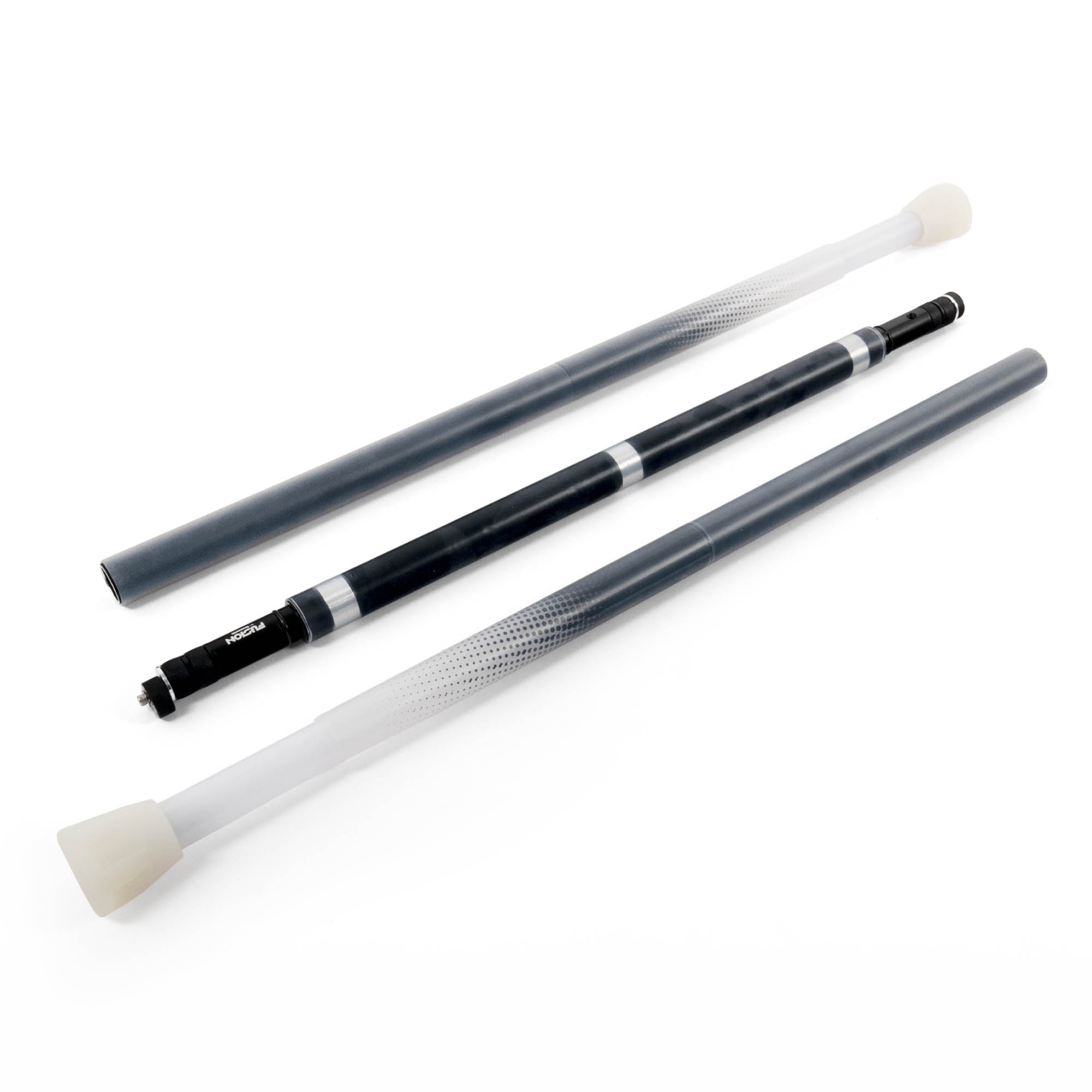 3 part fusion staff on white background