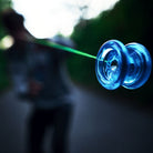 blue yoyo action