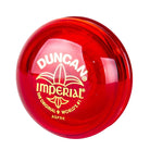 Red Duncan Imperial yo-yo on a white background