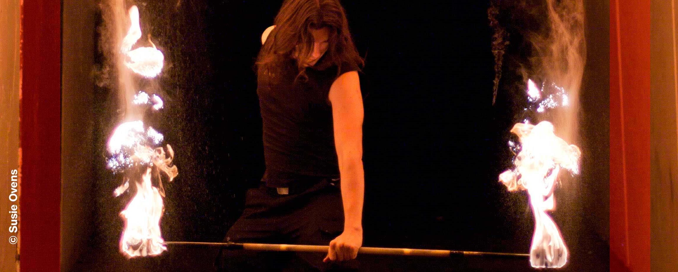 What is Fire Staff Spinning?