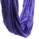 Prodigy 6m aerial yoga hammock in purple close up 