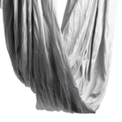 Prodigy 6m aerial yoga hammock in silver close up 