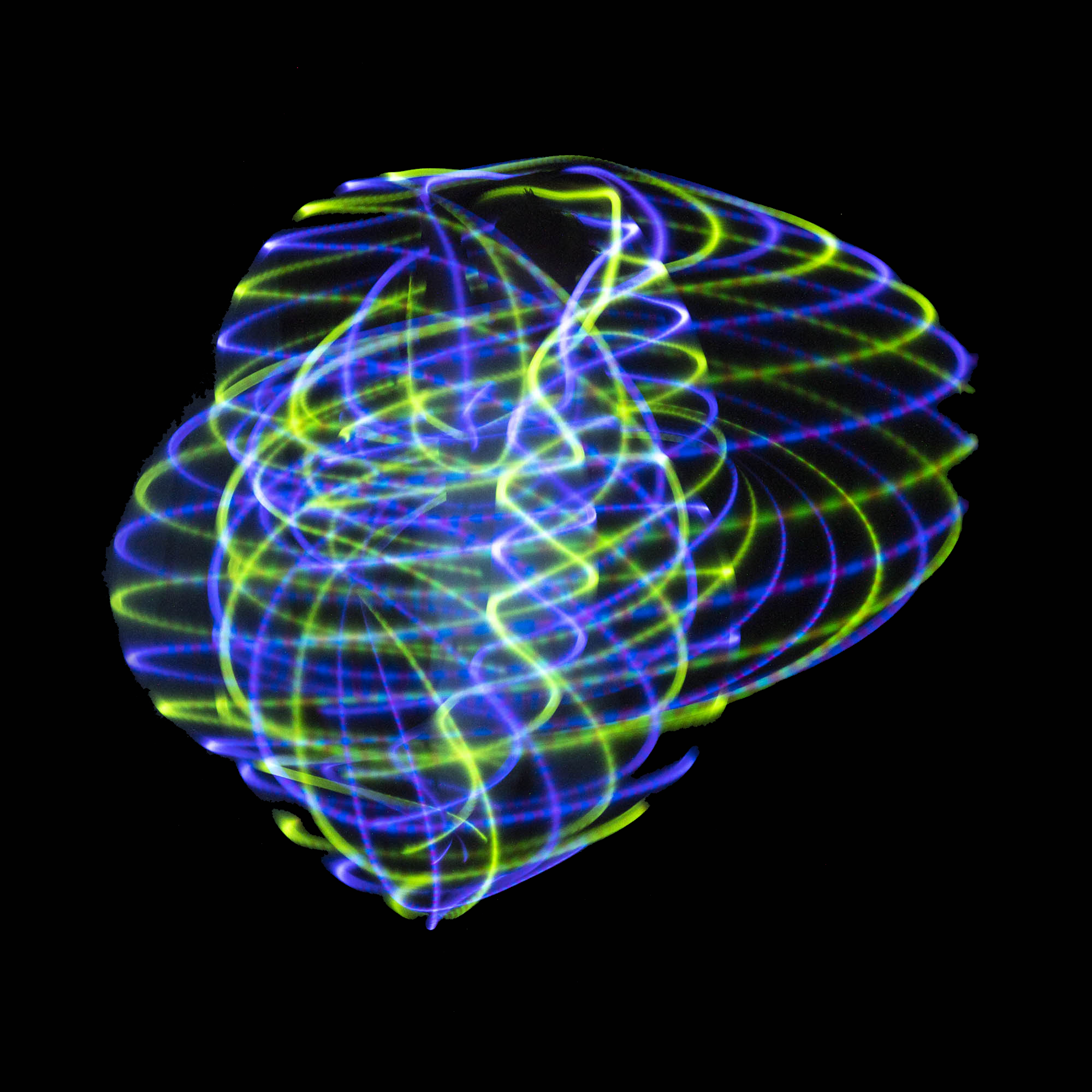 Astral Hoop 23, light effect on dark background
