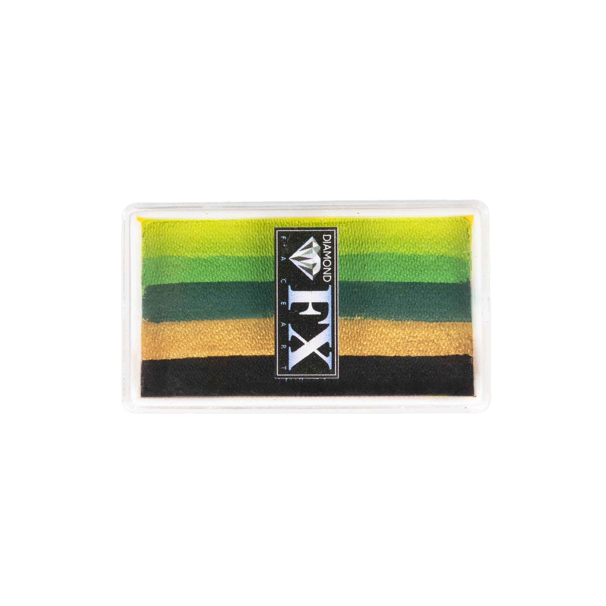 Diamond Fx split cake 30g facepaint - Cucumber rage with case on