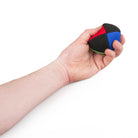 Black beach single ball in hand