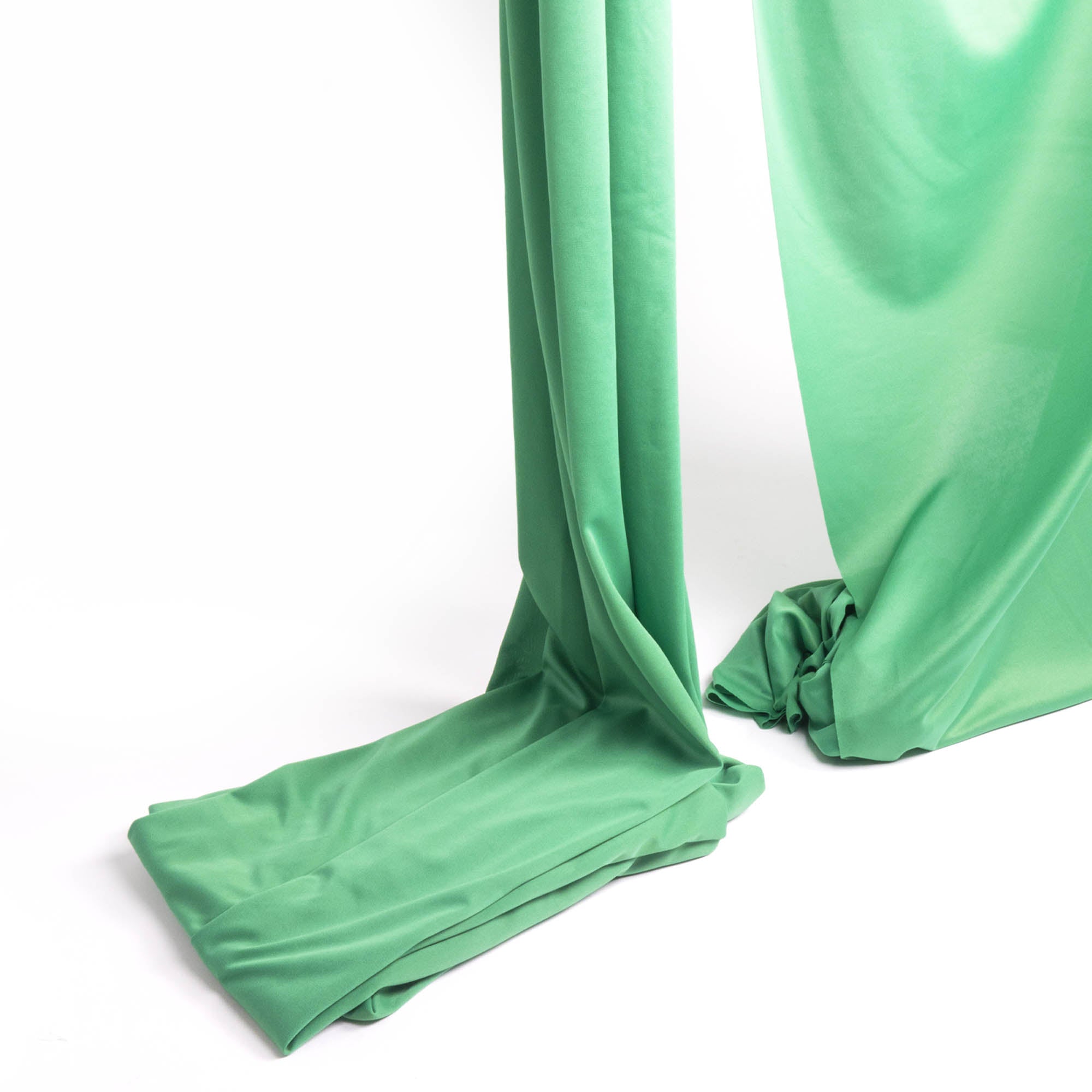 Firetoys youth aerial silk kelly green folded ends