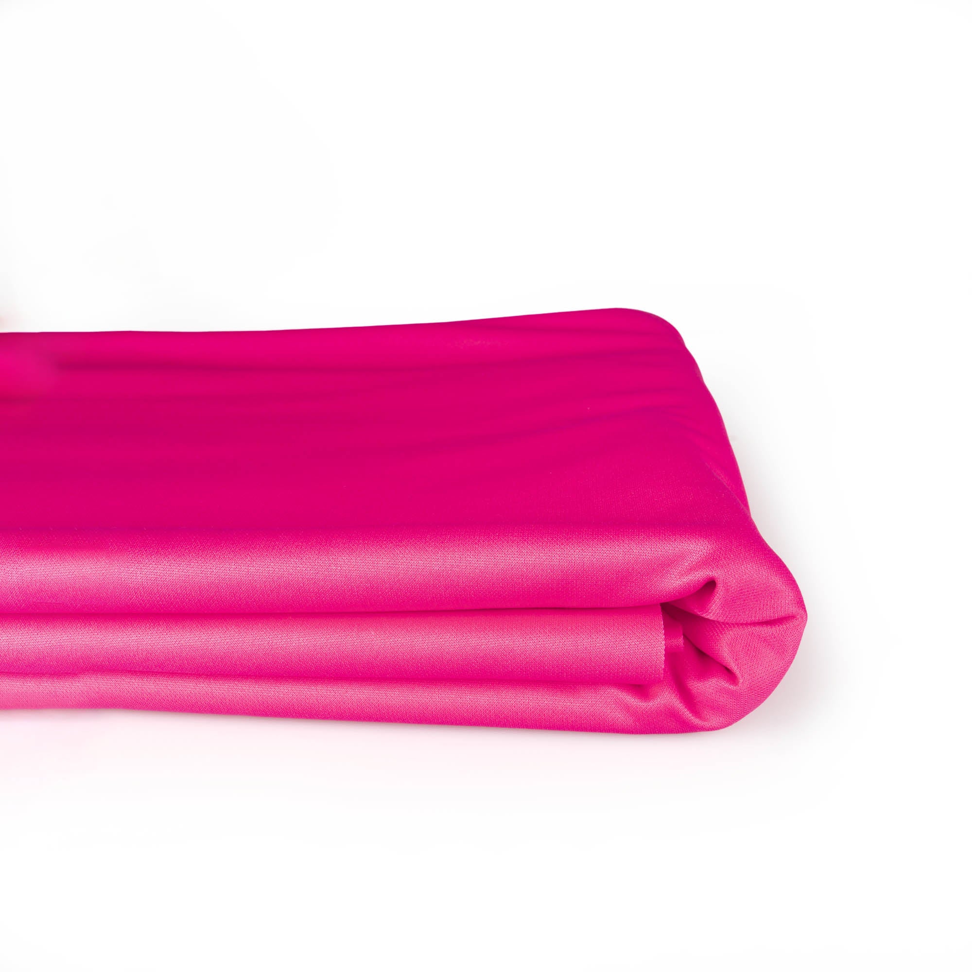 Hot pink silk folded