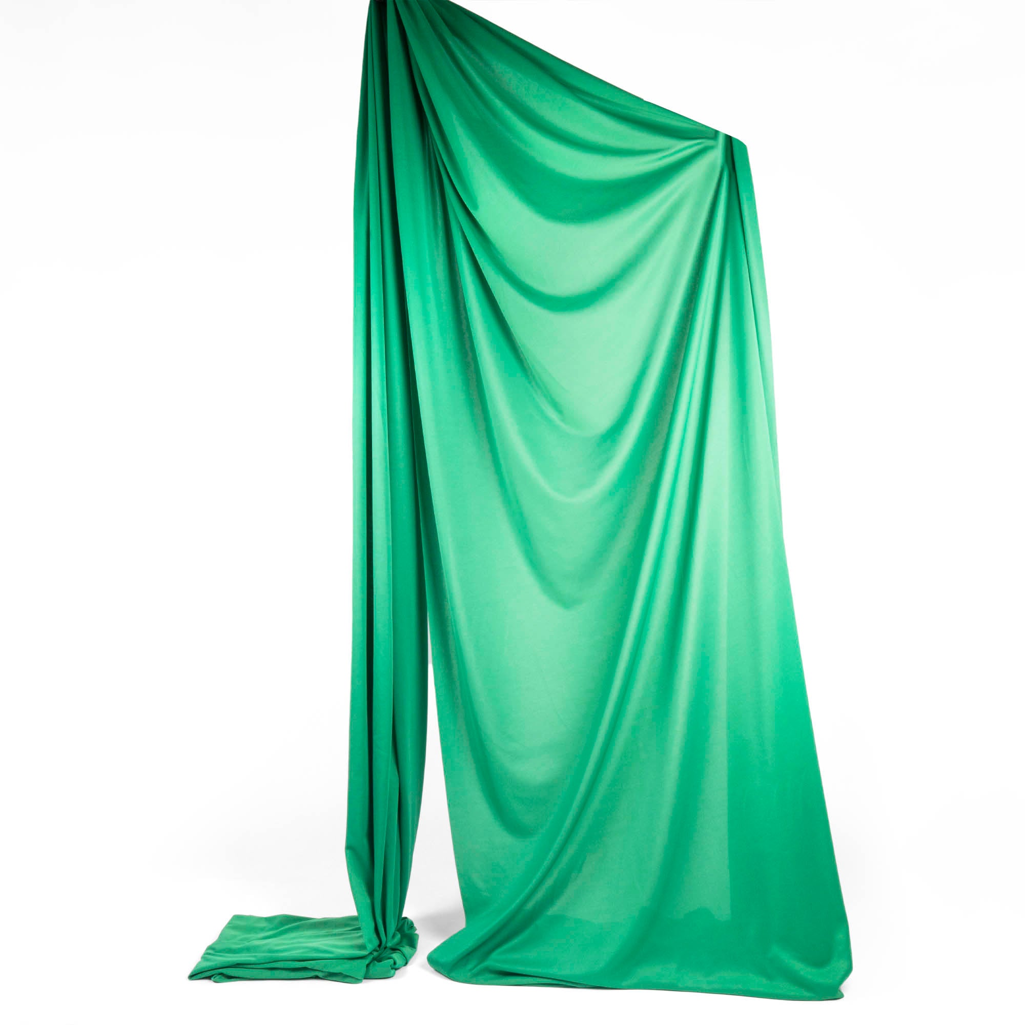 Firetoys youth aerial silk in kelly green rigged
