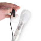 Flowtoys composite contact wand v2 attaching the knob with the elastic ring to the wand end