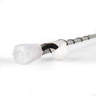 Flowtoys composite contact wand v2 close up of the wand end with knob attached
