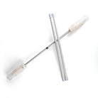Devil sticks resting on Flowtoys Composite LED Glow Flower Stick V2 