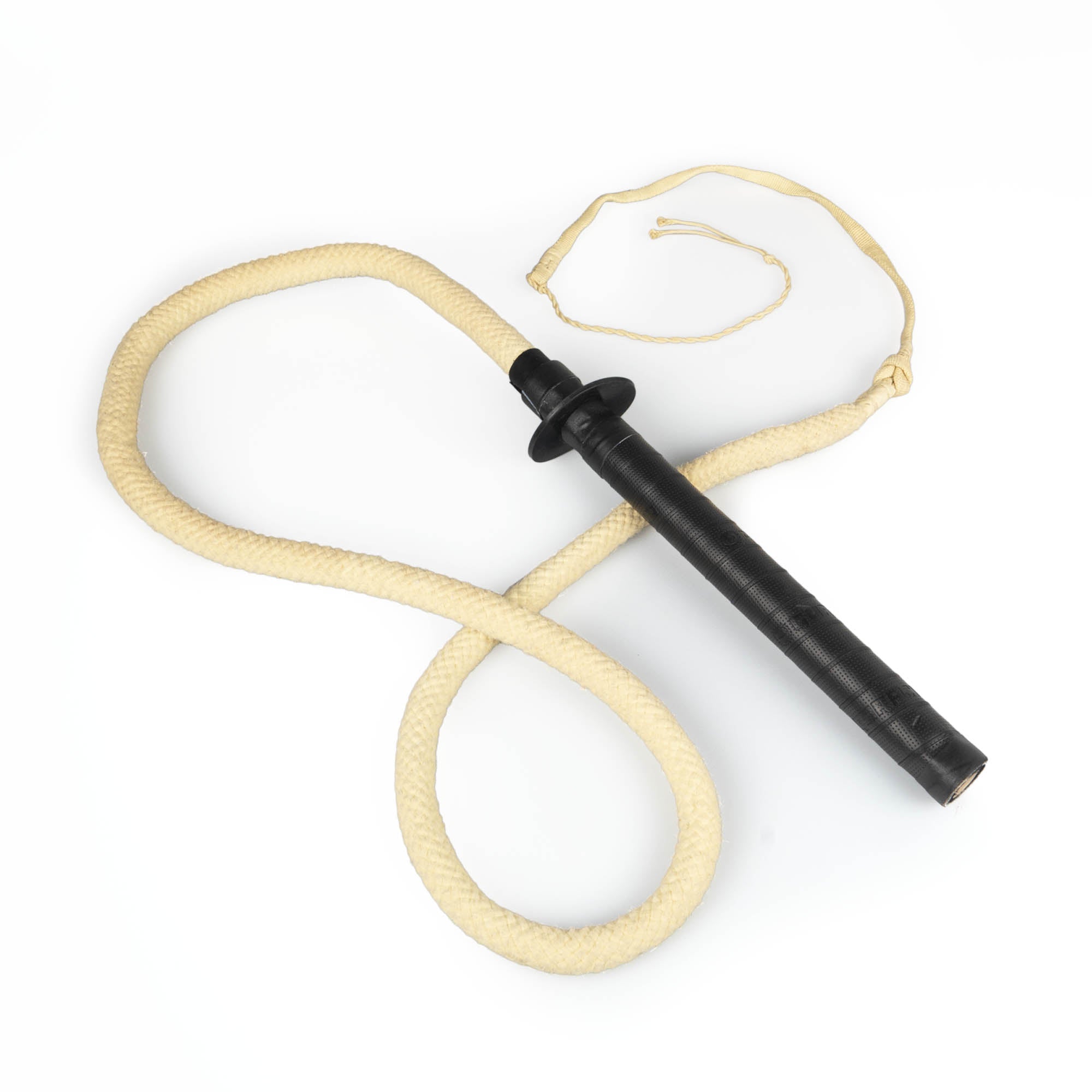 Gora fire whip handle laying on whip