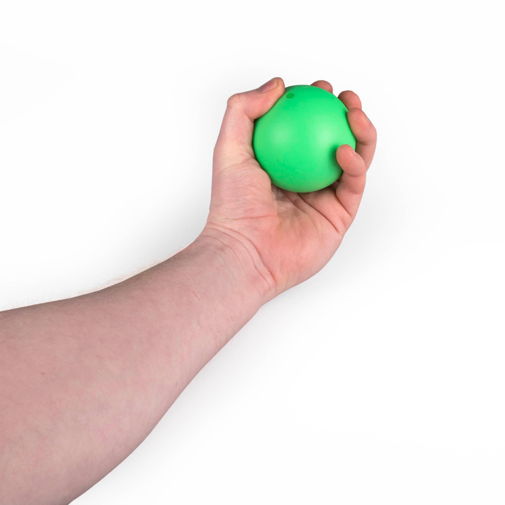 MMX 70mm green juggling ball in hand