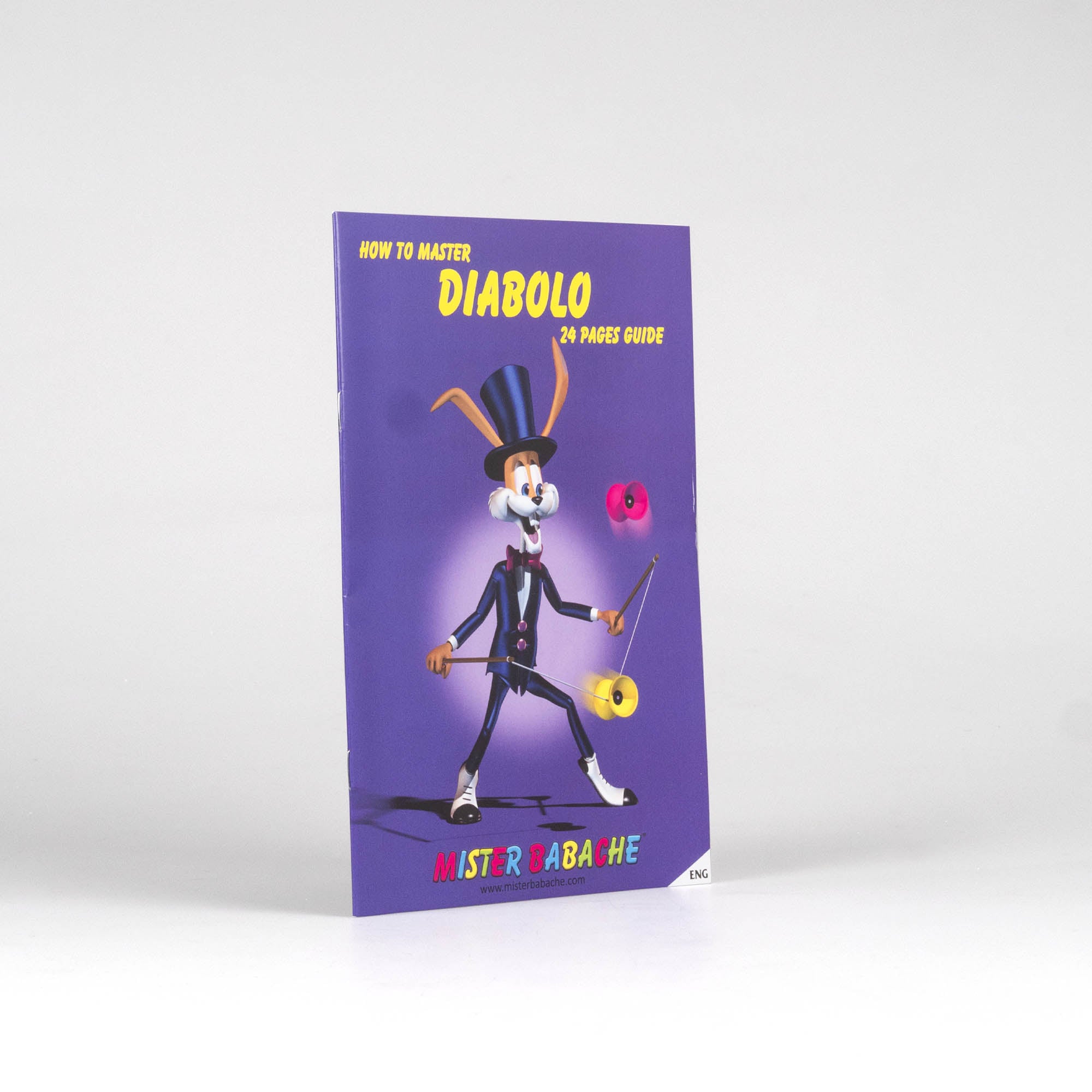 Diabolo booklet front cover and thin spine