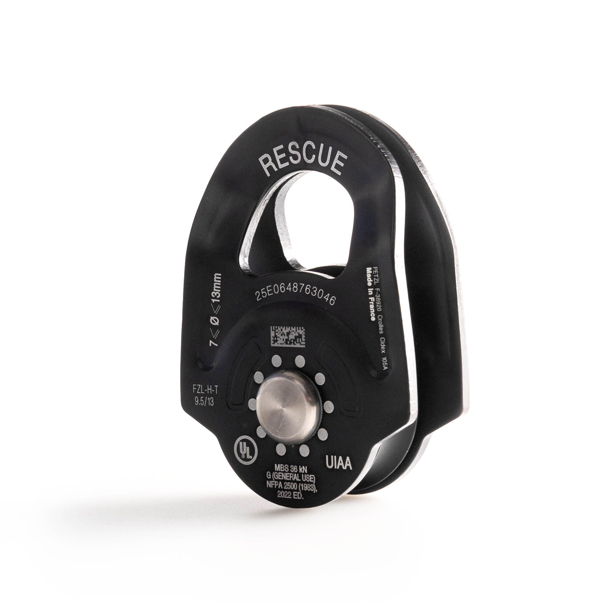Petzl rescue pulley rescue at angle
