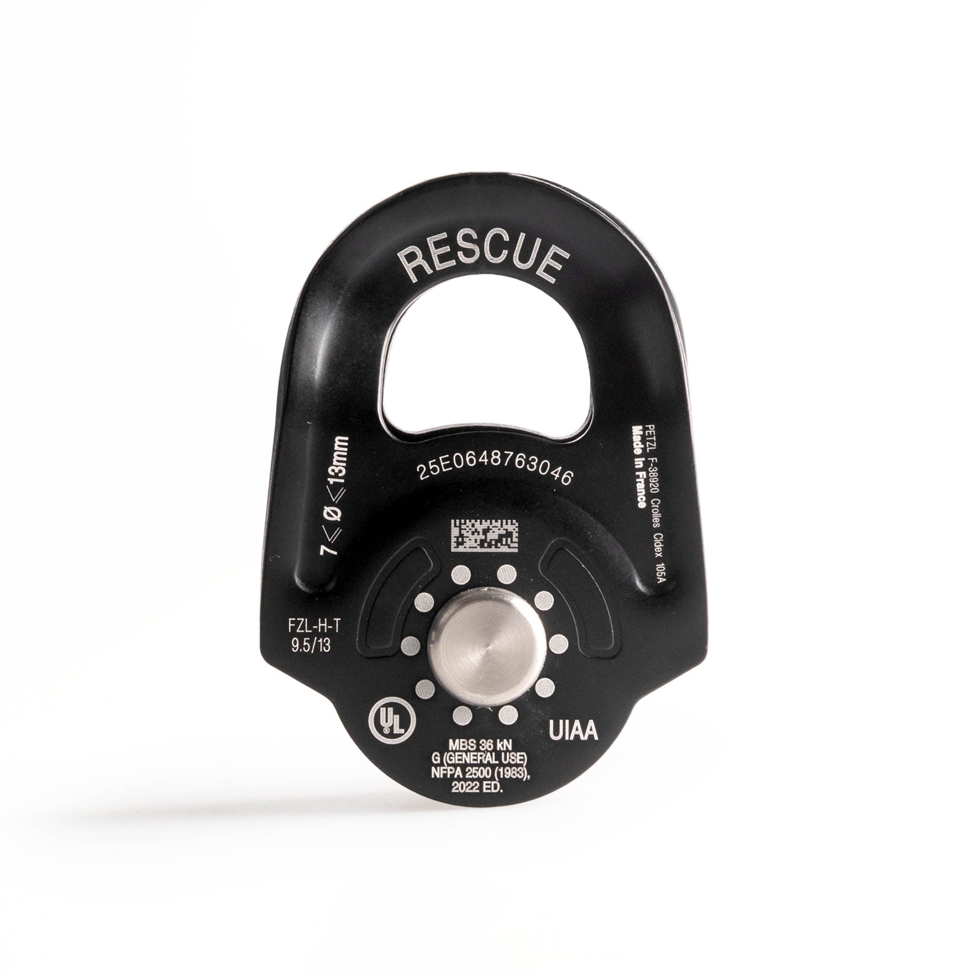 Petzl rescue pulley straight on
