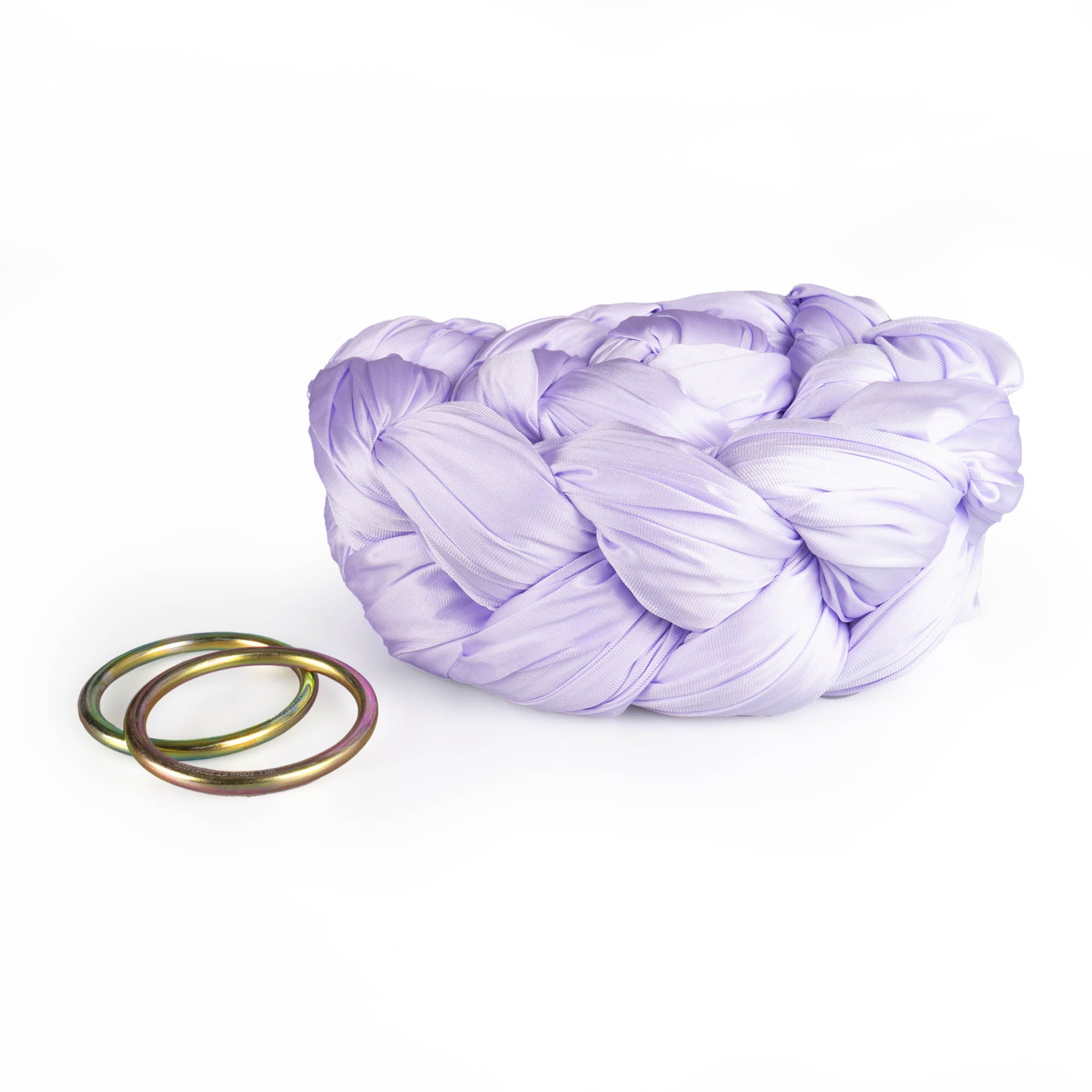 Prodigy lilac Aerial sling with O rings and bag daisy chained