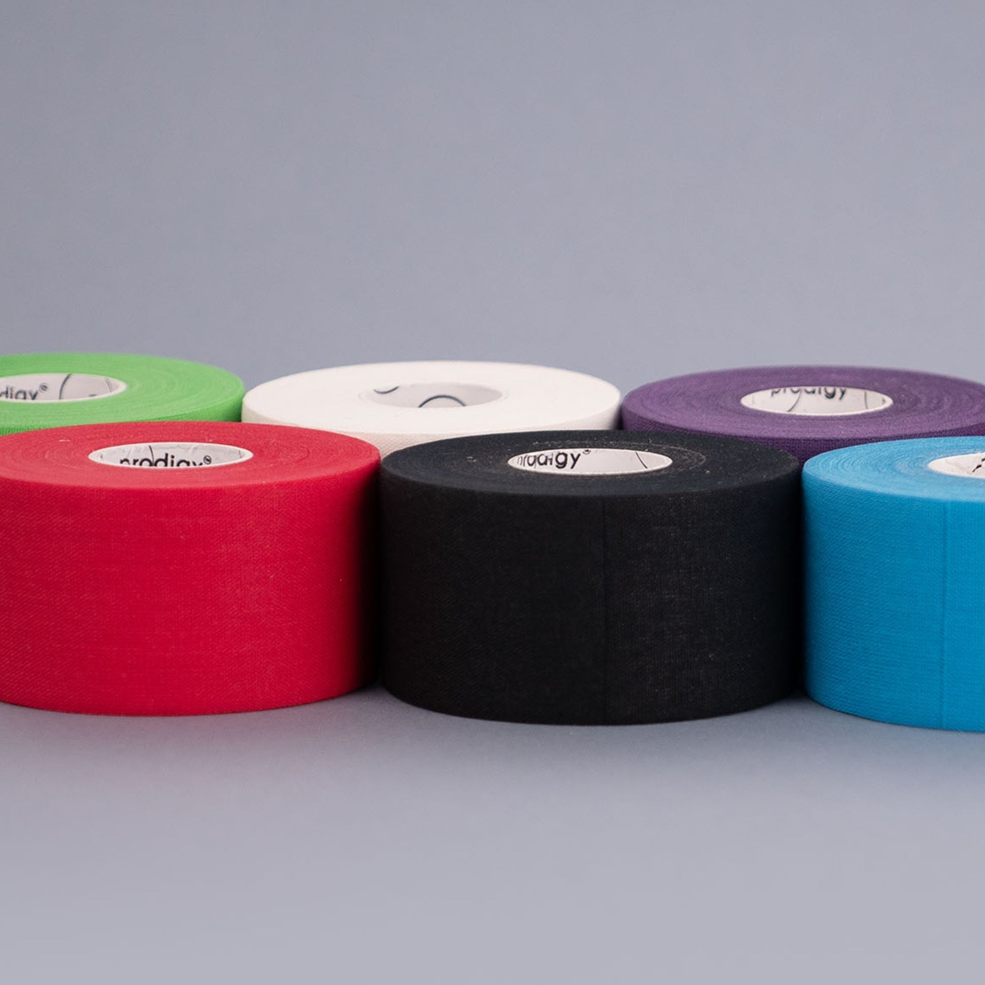 snake tape flat on a table with a grey background