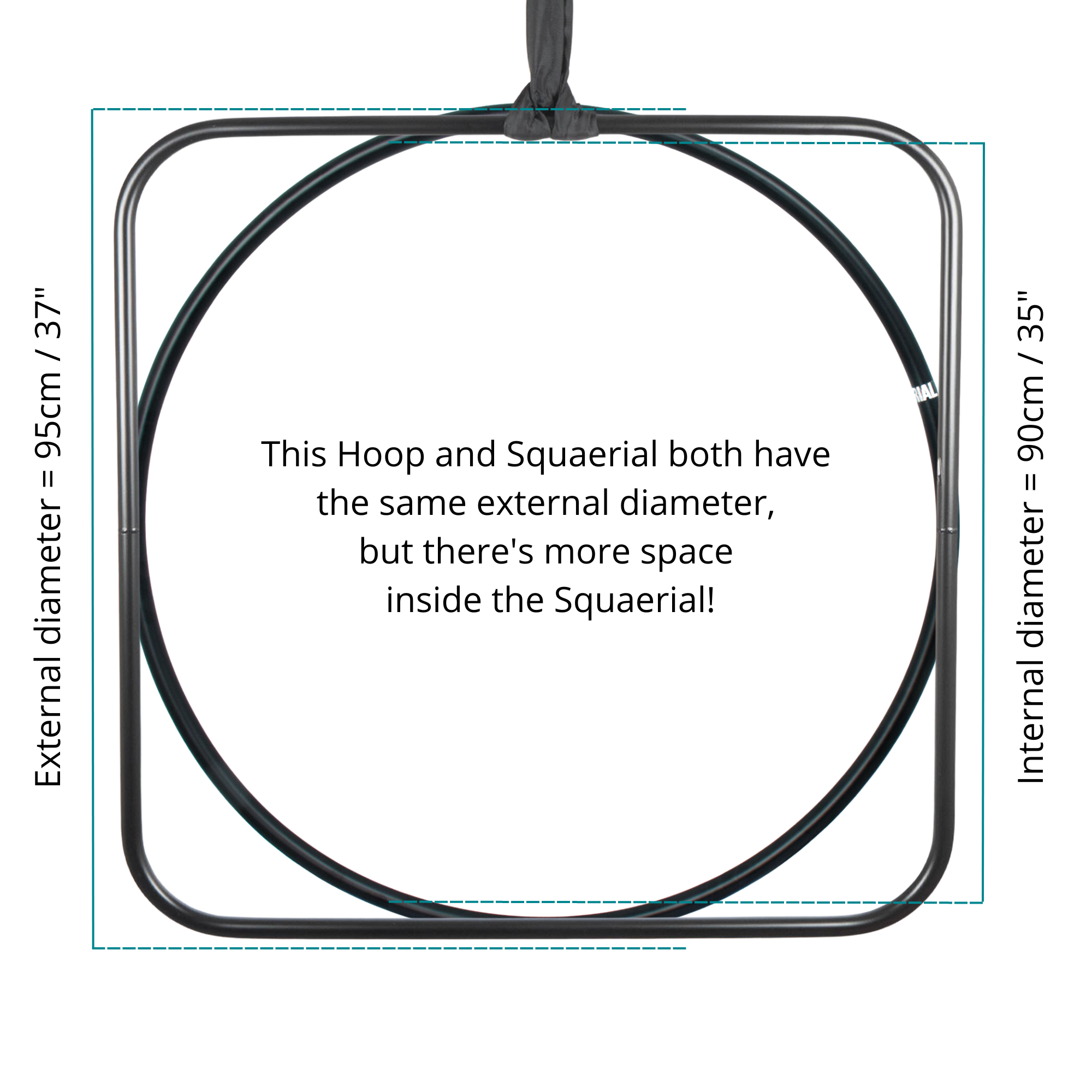 prodigy aerial square size info