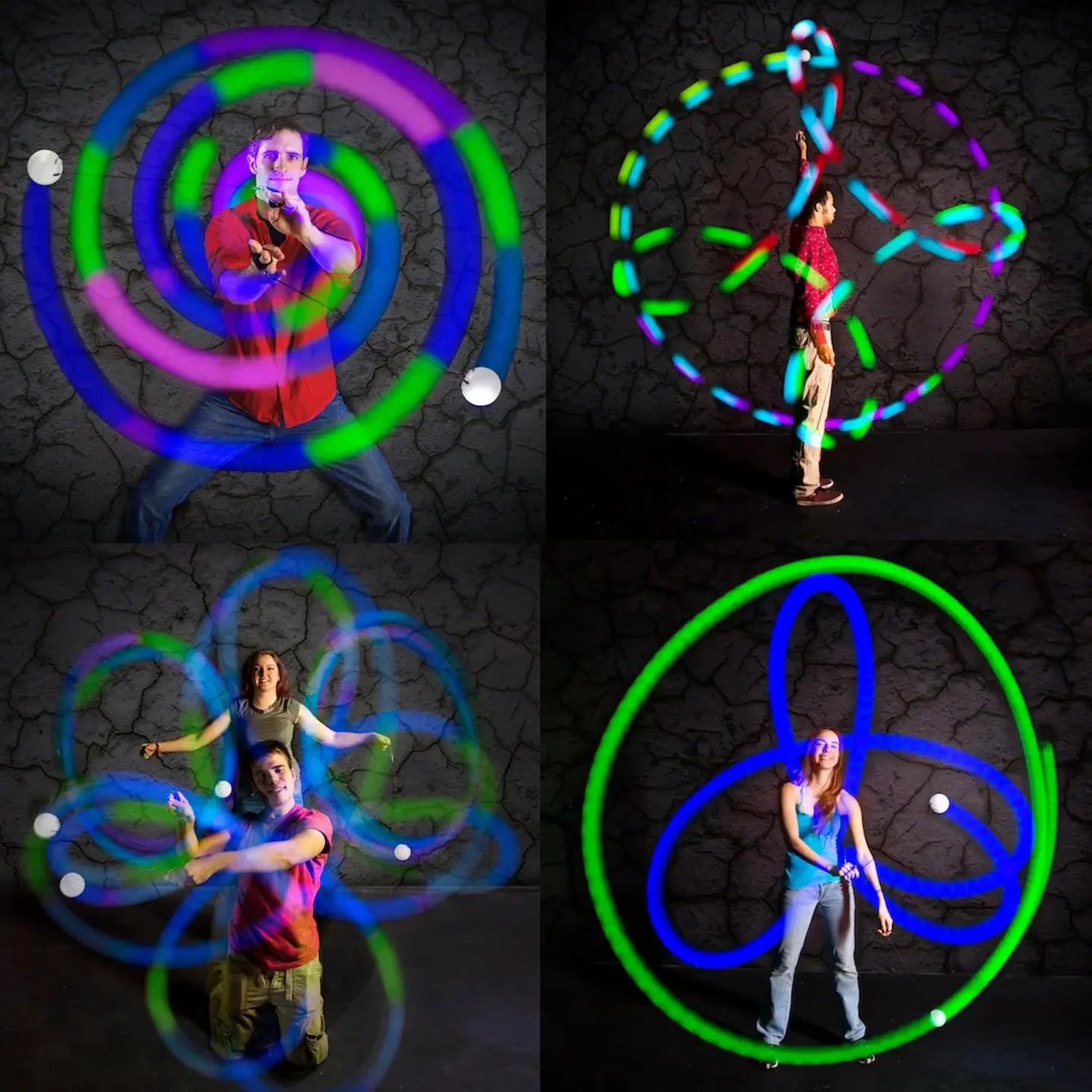 light trail action shots