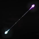 Led glow staff on black background